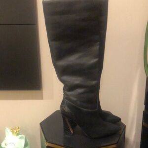 NEW! Louis et Cie tall black leather boots.